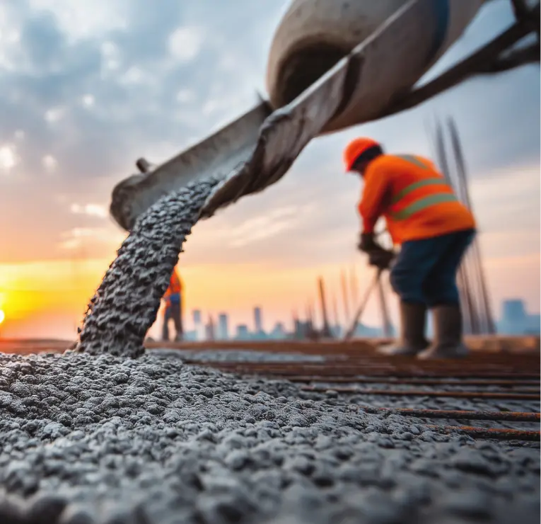 Concretagem em obra - Bomba Stark